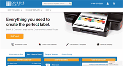 Desktop Screenshot of onlinelabels.com